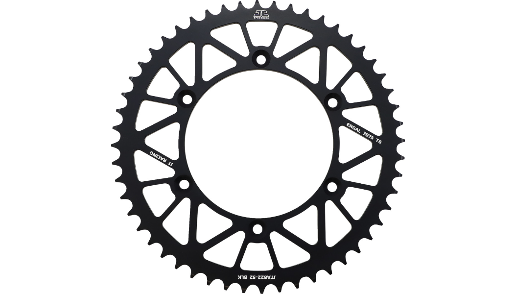 JT Sprockets - Rear Sprocket - Black - 52 Tooth - Beta/Gas Gas/Husqvarna/Suzuki