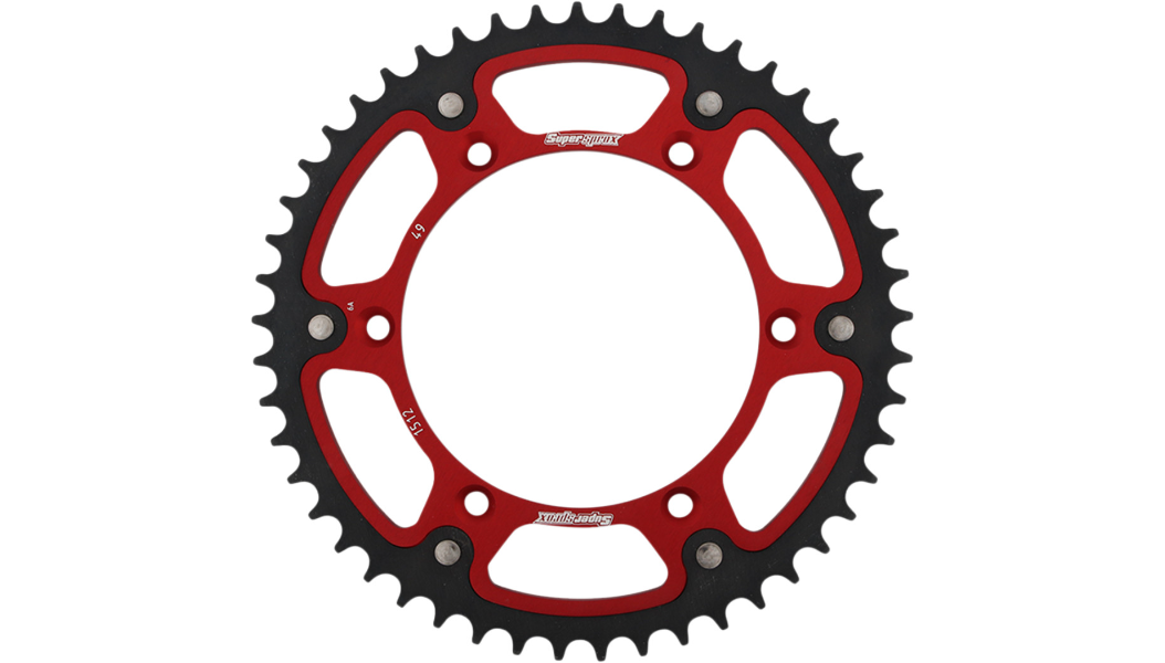 Supersprox - Stealth Rear Sprocket - 49-Tooth - Red - Beta/Husqvarna/Sherco+