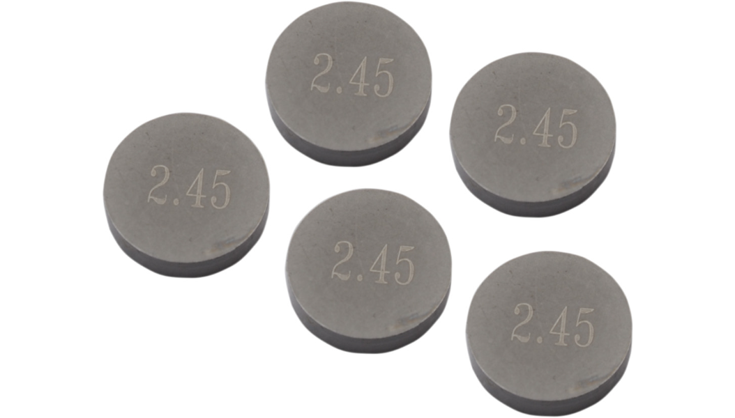 Prox - Valve Shim - 10.00 mm x 2.45 mm - 5 pack - Beta/Husaberg/KTM