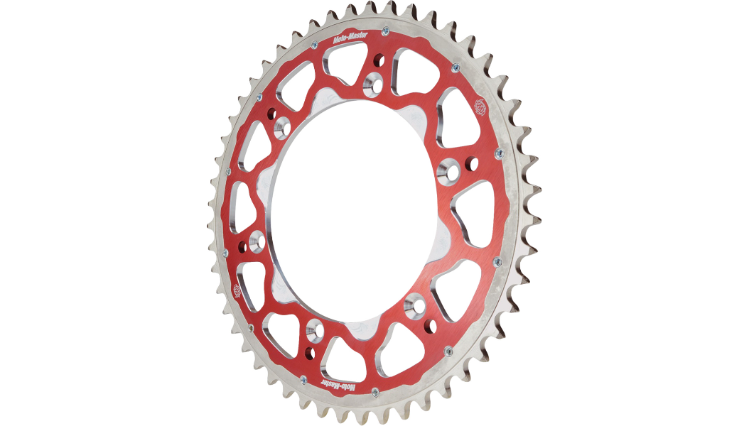 Moto-Master - Fusion Series Dual Ring Rear Sprocket - 48 Tooth - Red - Beta/Gas Gas/Husqvarna+