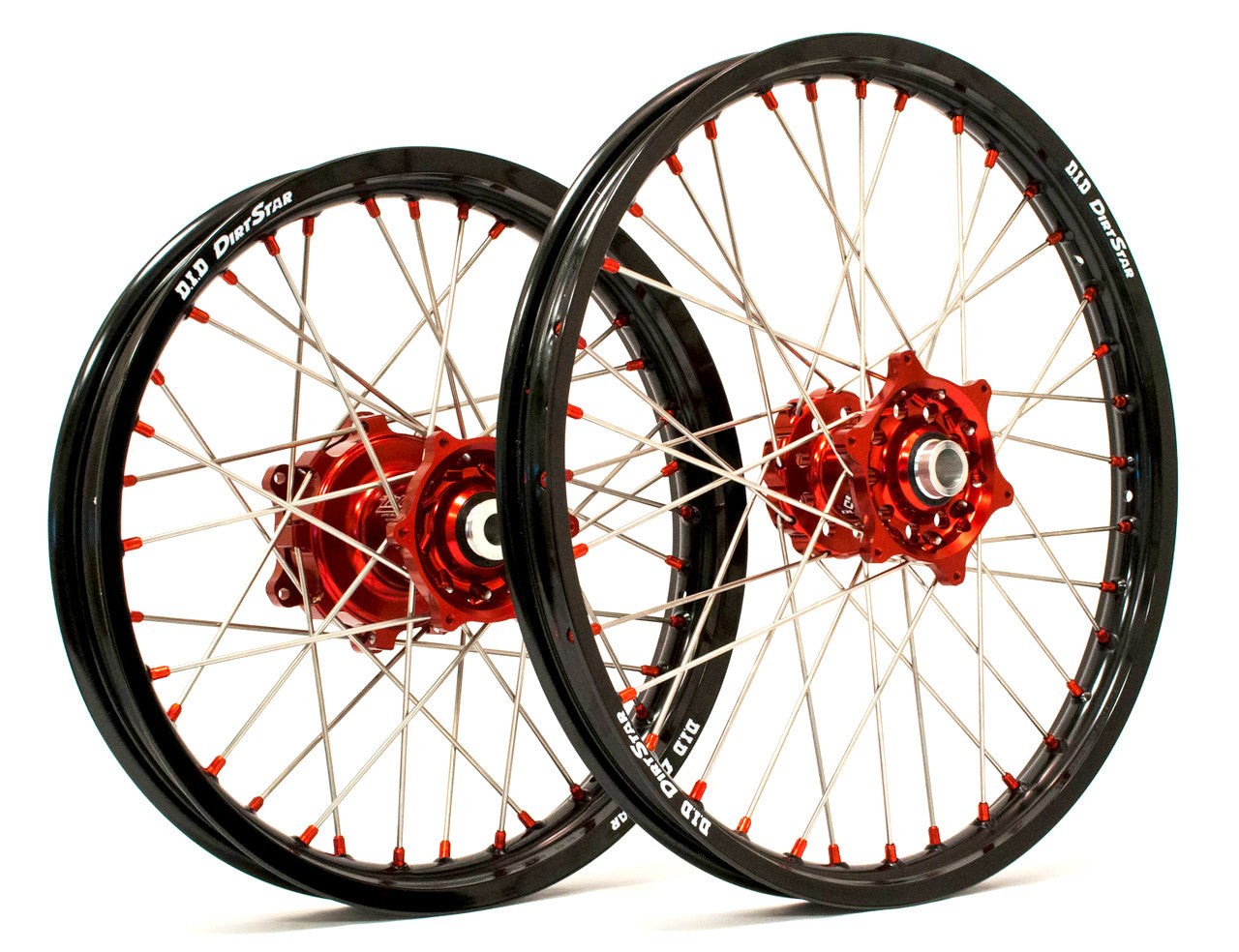 Beta - Dubya Cush-Drive Dirt Kit Red Hub, Black Rim, Red Spoke Nipples