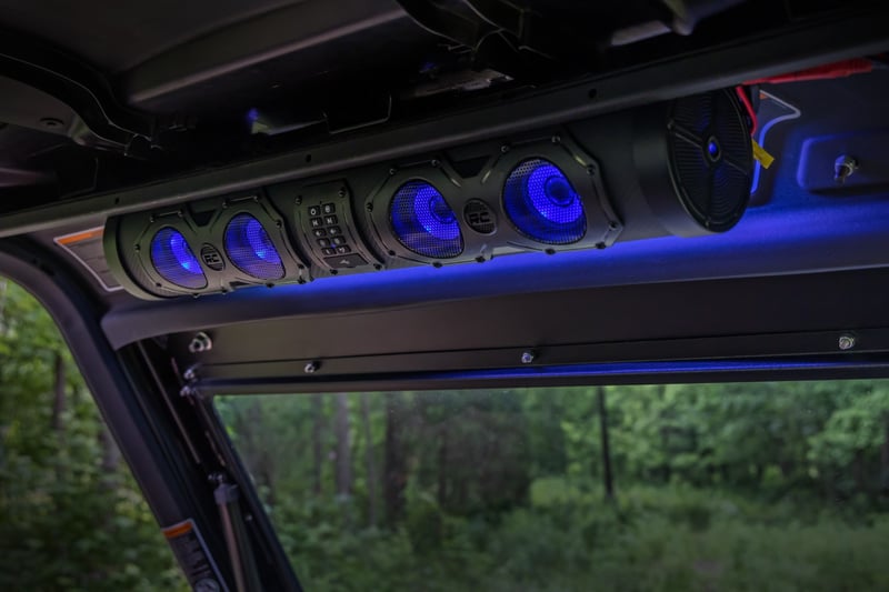 Rough Country - RESON8 Bluetooth LED Soundbar - 8 Speaker | IP66 Waterproof | UTV/ATV