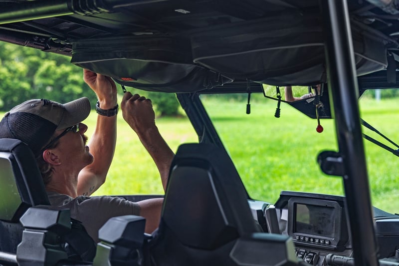 Rough Country - Overhead Roof Storage Bag - Polaris RZR / Can-Am Defender