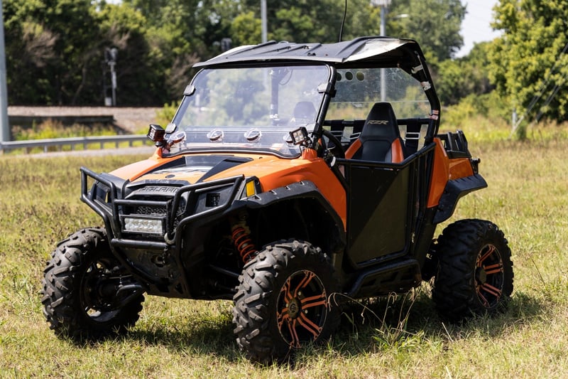Rough Country - Vented Full Windshield - Scratch Resistant | Polaris Ranger RZR S 800/RZR 4 800
