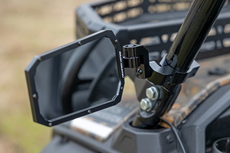 Rough Country - UTV Aluminum Side Mirrors - Universal
