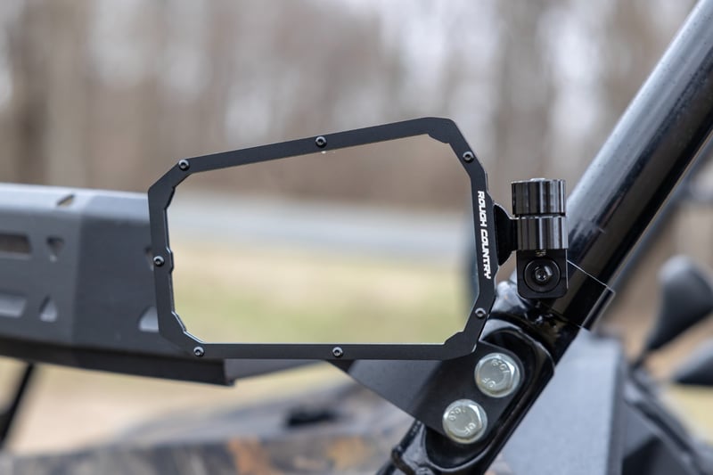 Rough Country - UTV Aluminum Side Mirrors - Universal