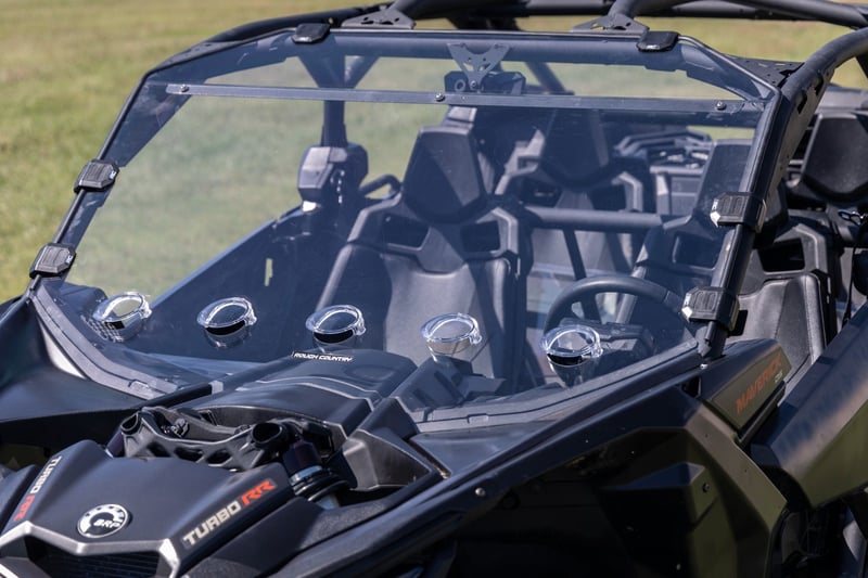 Rough Country - Vented Full Windshield - Scratch Resistant | Can-Am Maverick X3