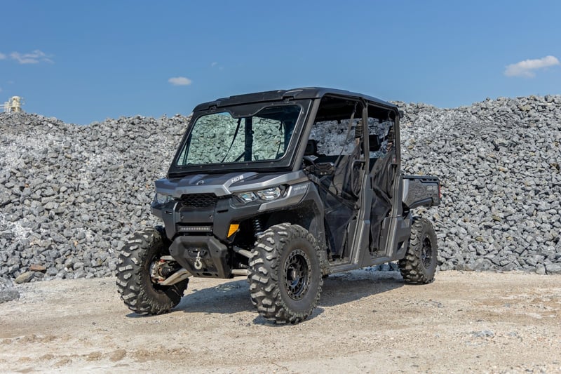 Rough Country - Electric Tilt Windshield - Glass | Can-Am Defender HD 8/HD 9/HD 10