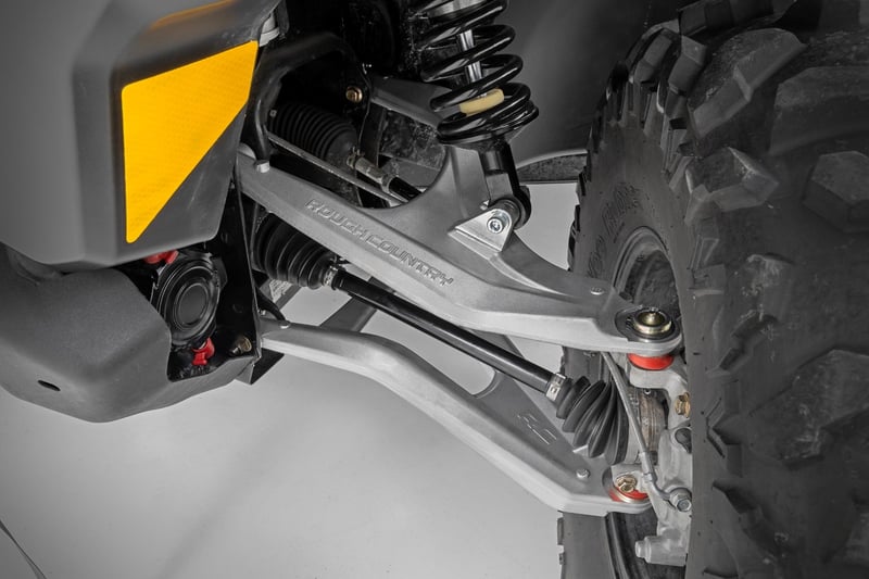 Rough Country - Aluminum Control Arms - High Clearance w/ 2" Forward Offset | Can-Am Defender HD 5/HD 8/HD 9/HD 10