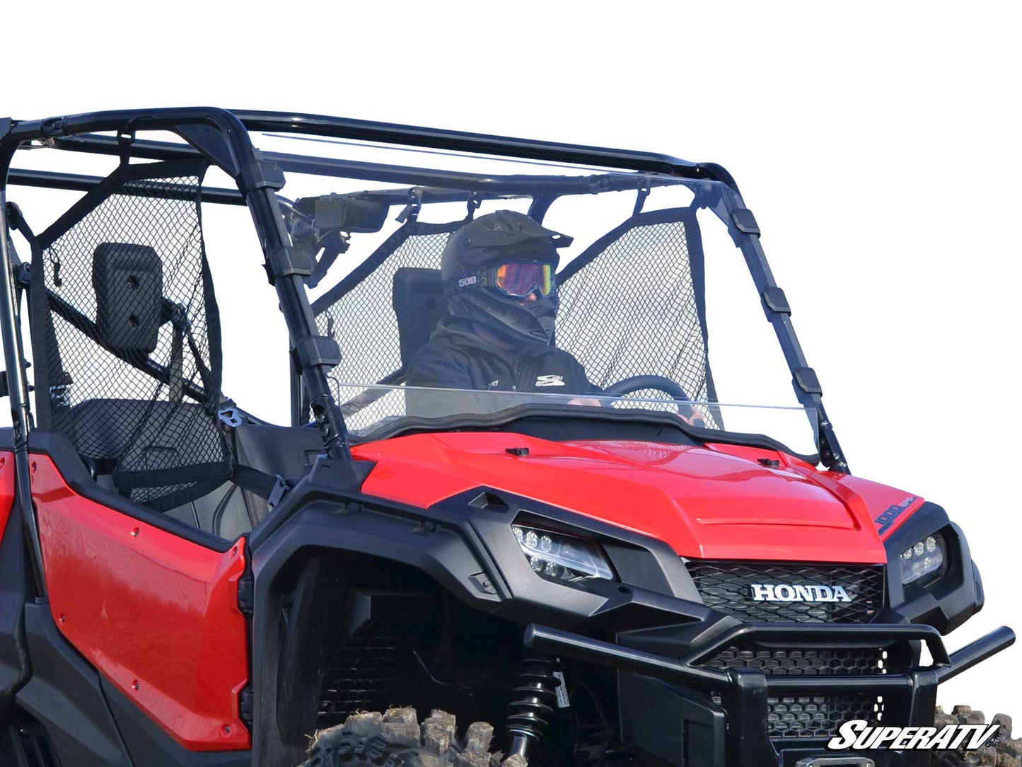 SuperATV - Honda Pioneer 1000 Scratch Resistant Full Windshield