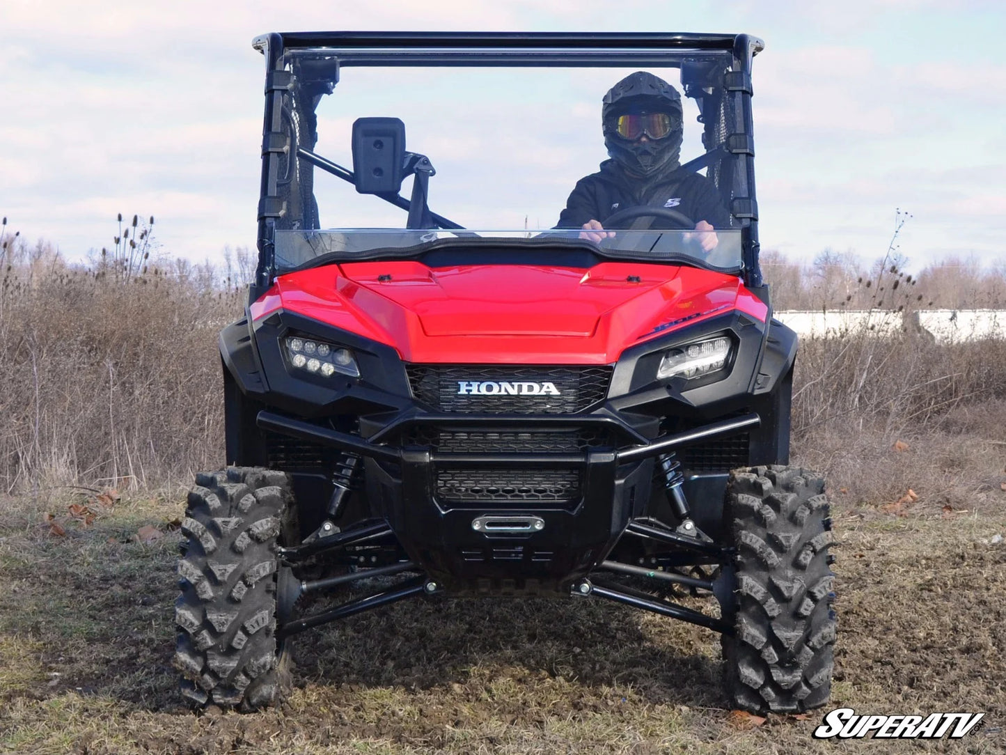 SuperATV - Honda Pioneer 1000 Scratch Resistant Full Windshield