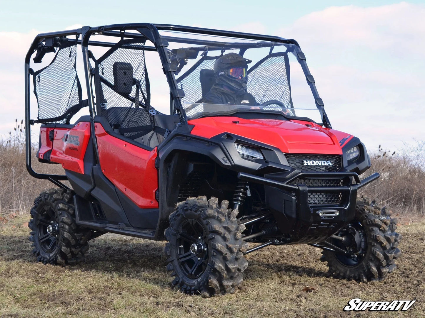 SuperATV - Honda Pioneer 1000 Scratch Resistant Full Windshield