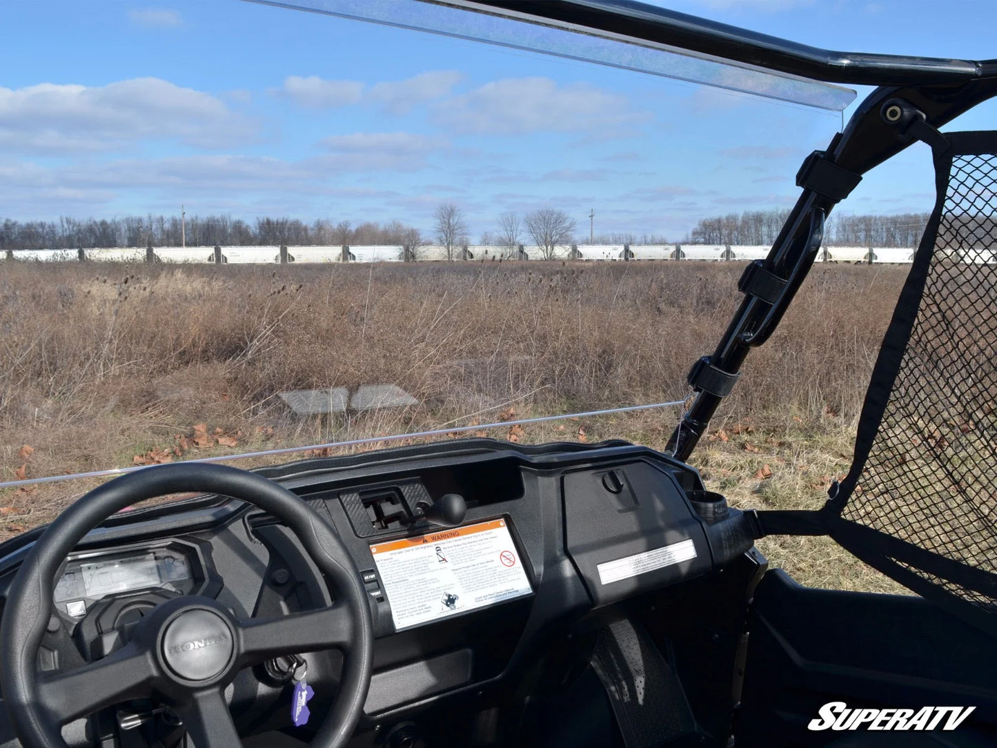 SuperATV - Honda Pioneer 1000 Scratch Resistant Full Windshield