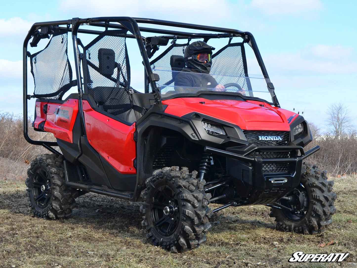 SuperATV - Honda Pioneer 1000 Half Windshield