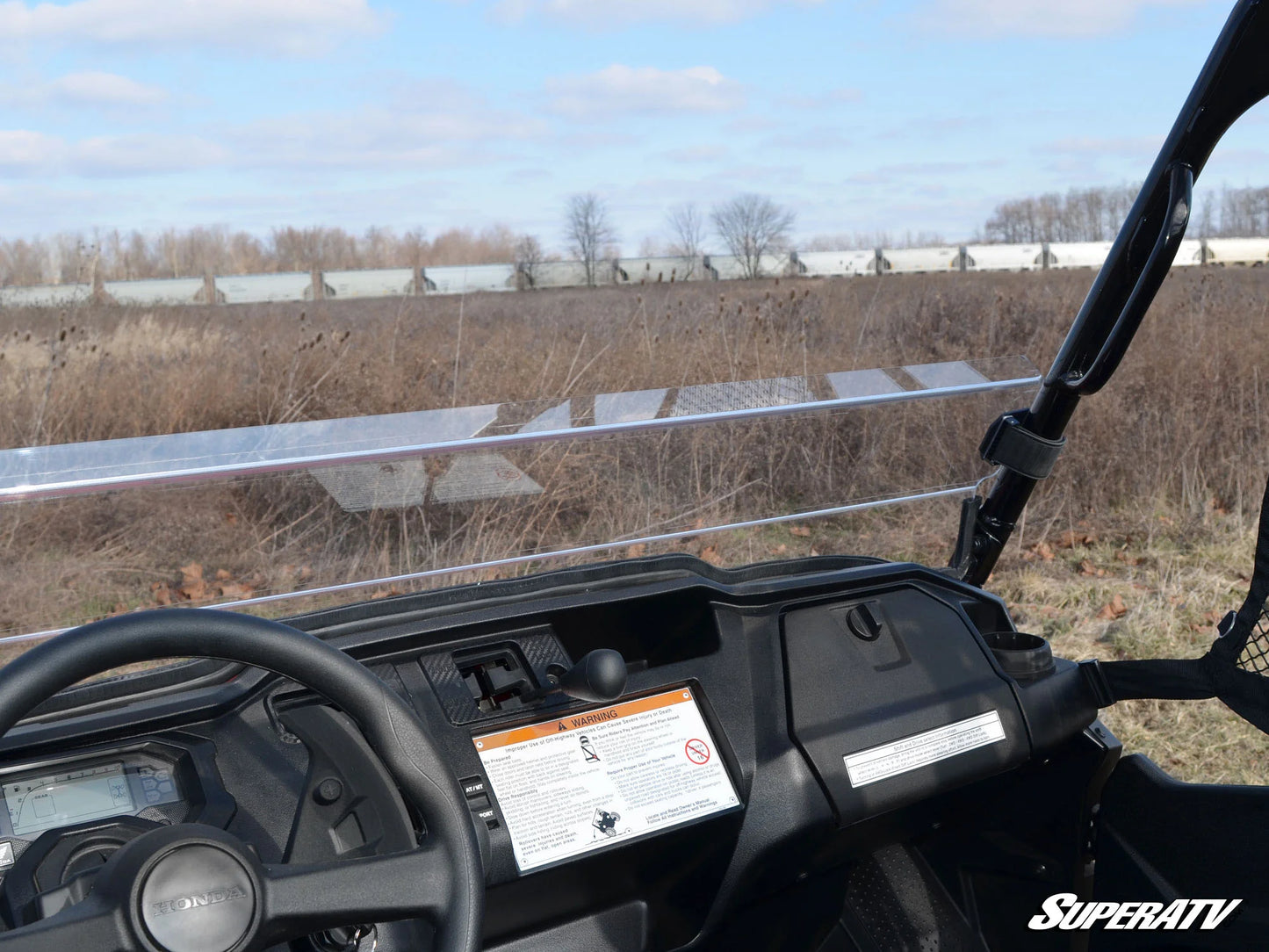 SuperATV - Honda Pioneer 1000 Half Windshield
