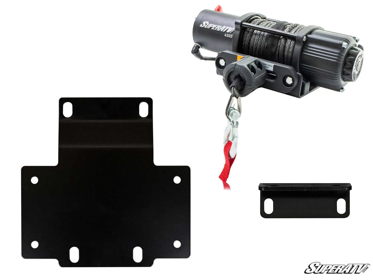 SuperATV - Honda Pioneer 1000 Winch Mounting Plate