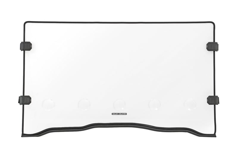 Rough Country - Vented Full Windshield - Scratch Resistant | Honda Pioneer 1000-5