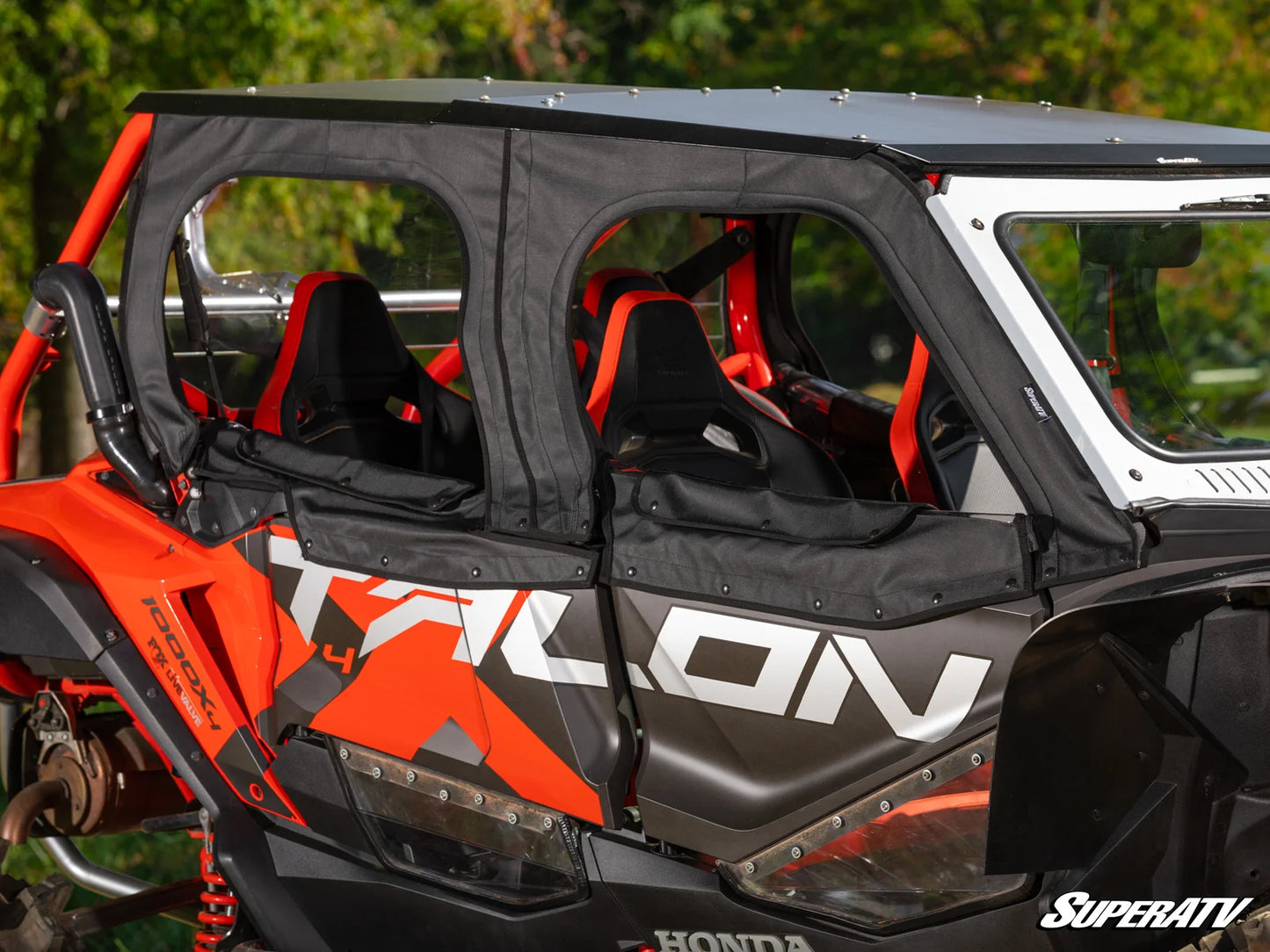 SuperATV - Honda Talon 1000X-4 Primal Soft Cab Enclosure Upper Doors