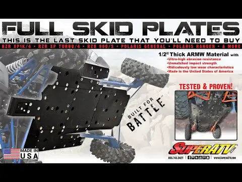 SuperATV - Kawasaki Teryx KRX 1000 Full Skid Plate