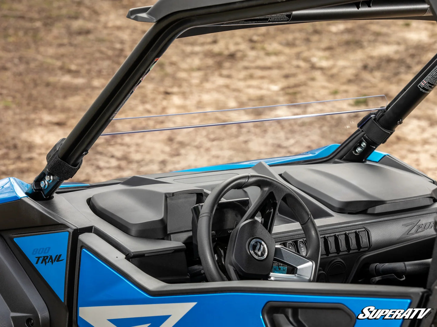 SuperATV - CFMOTO ZForce - Scratch-Resistant Half Windshield