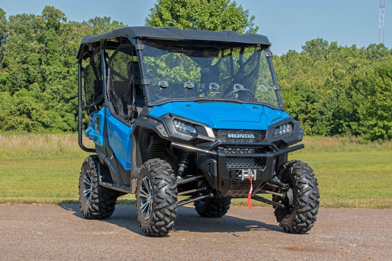 Rough Country - Vented Full Windshield - Scratch Resistant | Honda Pioneer 1000-5