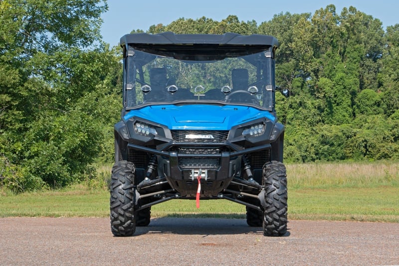 Rough Country - Vented Full Windshield - Scratch Resistant | Honda Pioneer 1000-5