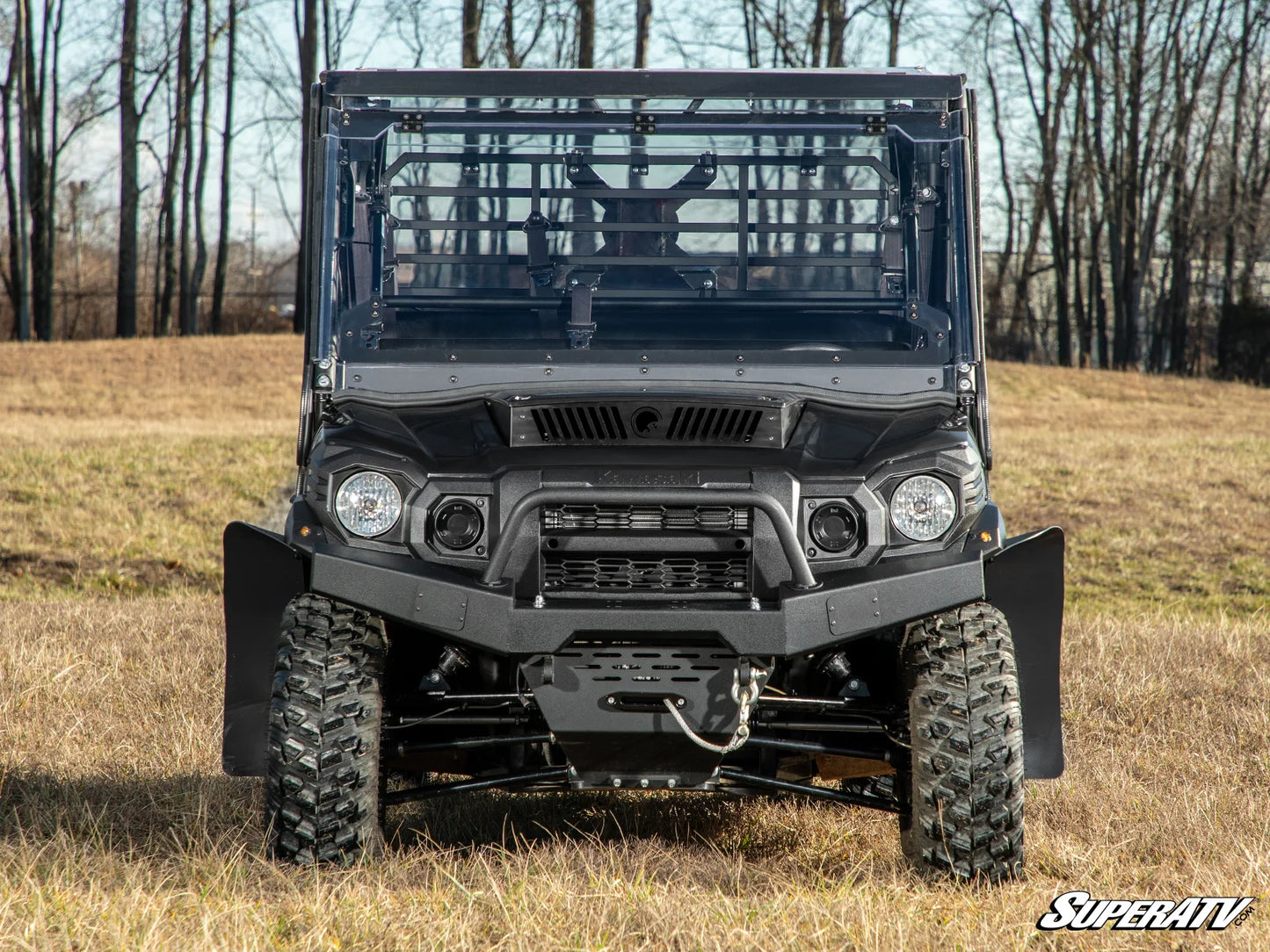 SuperATV - Kawasaki Mule Pro MaxDrive Power Flip Windshield