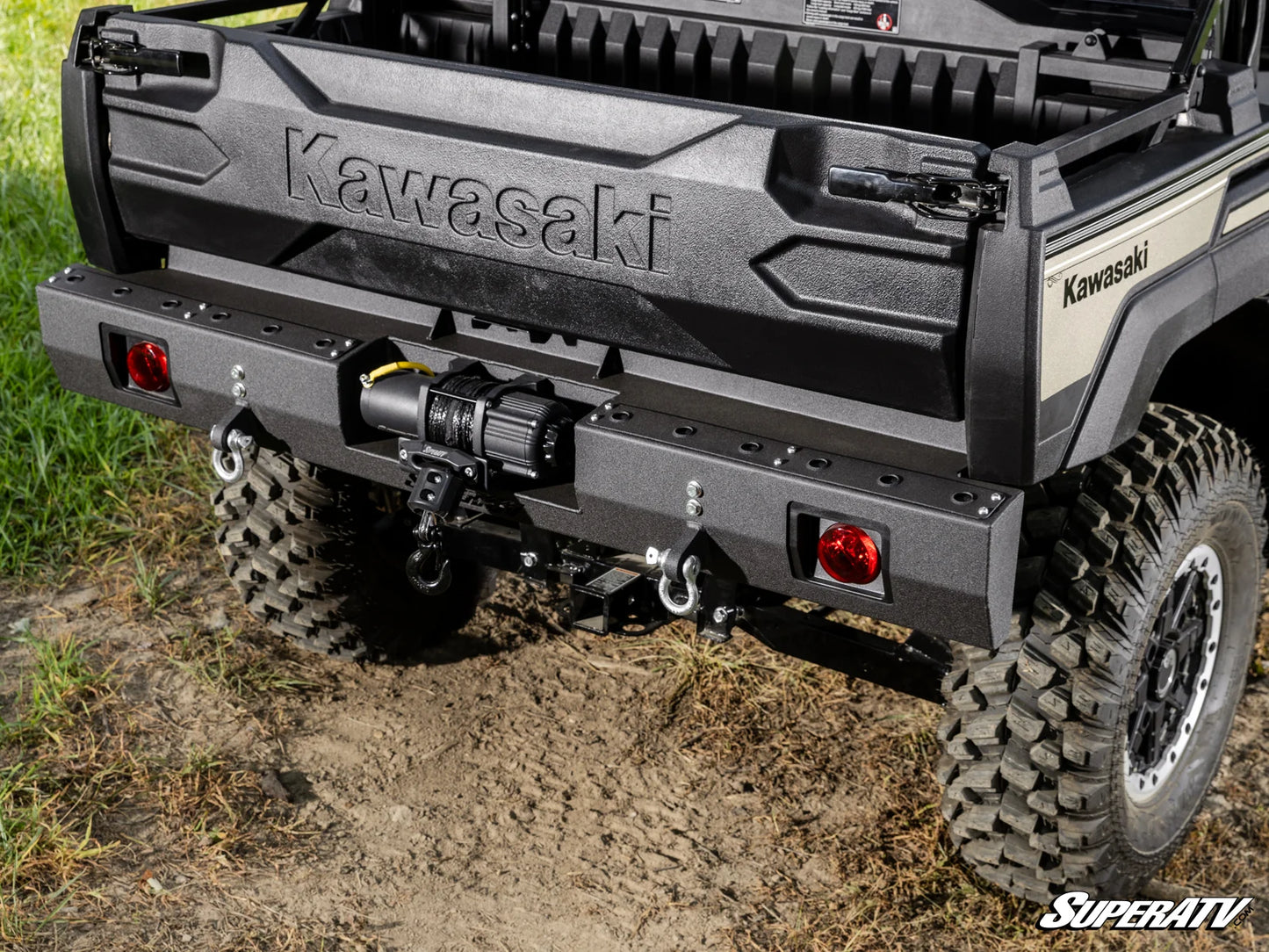 SuperATV - Kawasaki Mule Pro Winch Ready Rear Bumper