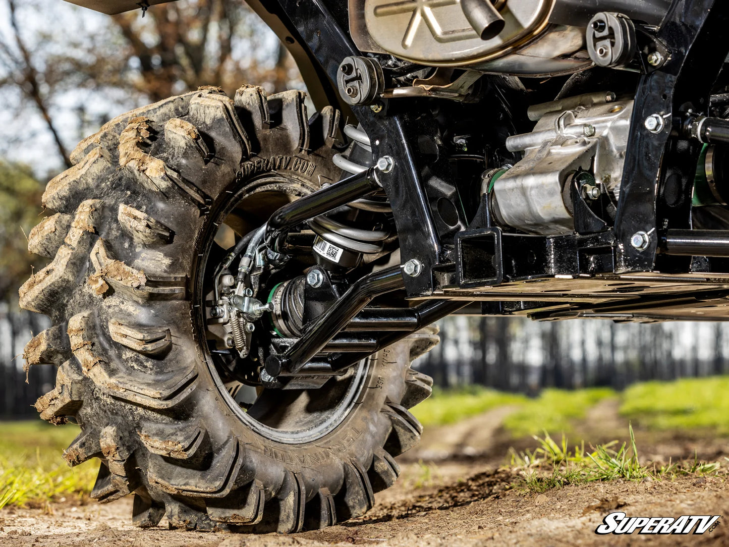 SuperATV - Kawasaki Mule Pro 1000 High-Clearance 1" Rear Offset A-Arms