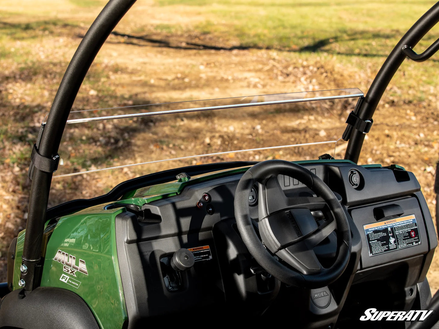 SuperATV - Kawasaki Mule SX Half Windshield