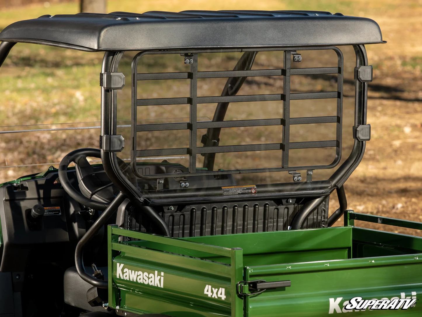 SuperATV - Kawasaki Mule SX Rear Windshield