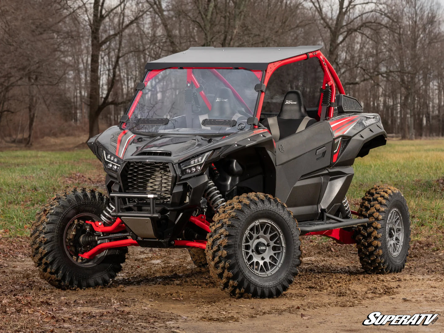 SuperATV - Kawasaki Teryx KRX 1000 Vented Full Windshield