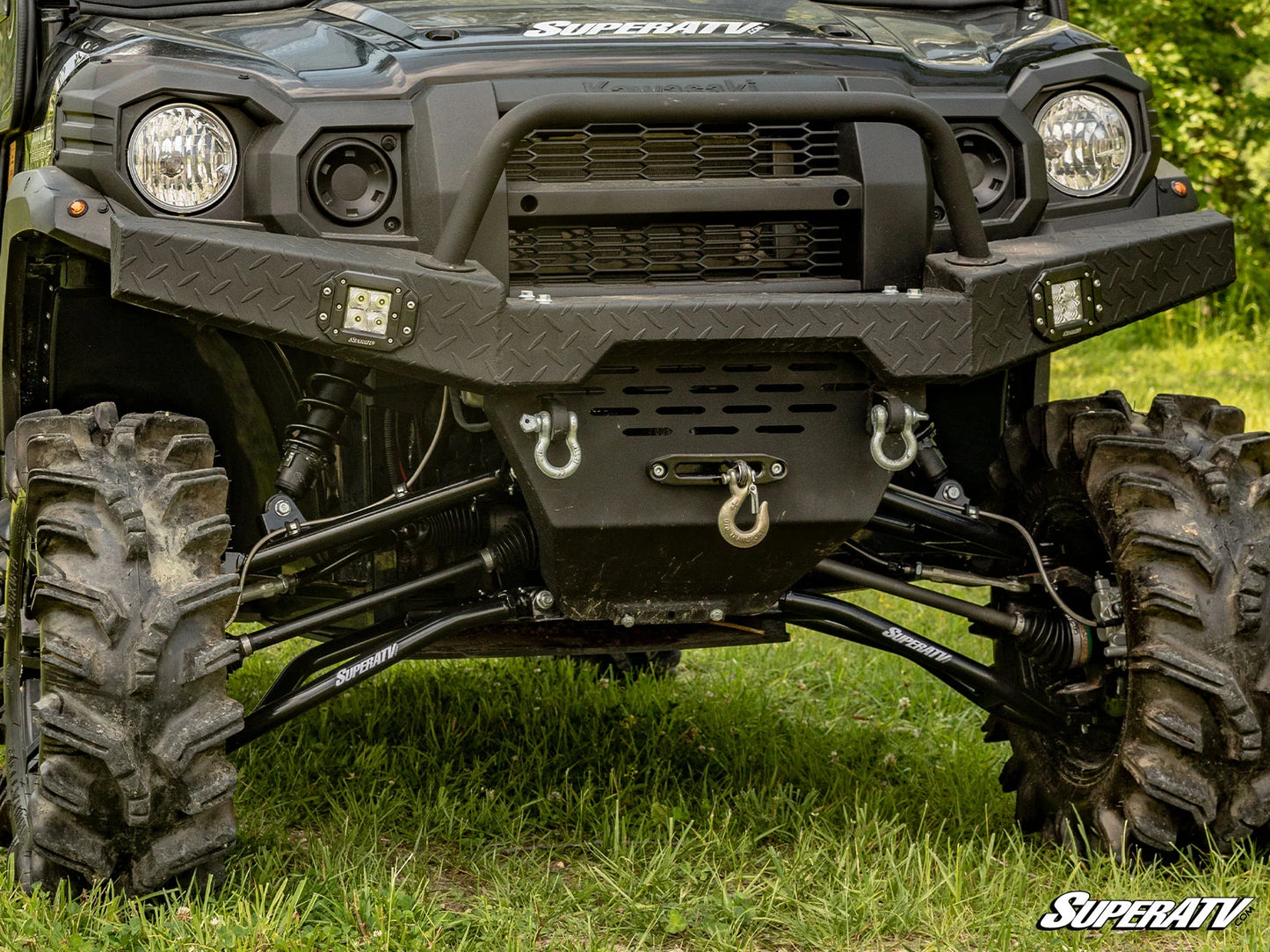 SuperATV - Kawasaki Mule Pro 1000 High-Clearance 1" Forward Offset A-Arms