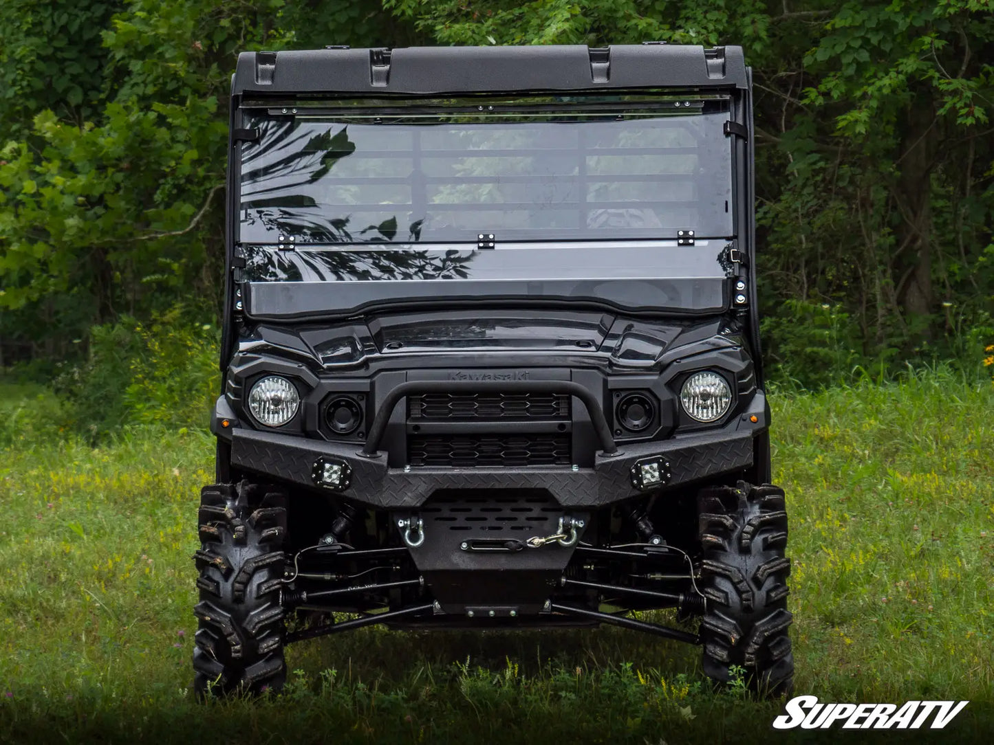 SuperATV - Kawasaki Mule Pro Flip Down Windshield
