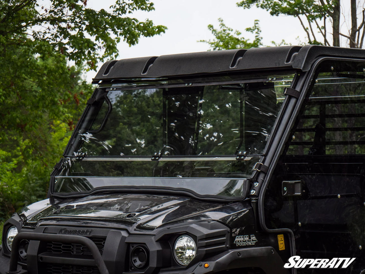 SuperATV - Kawasaki Mule Pro Flip Down Windshield