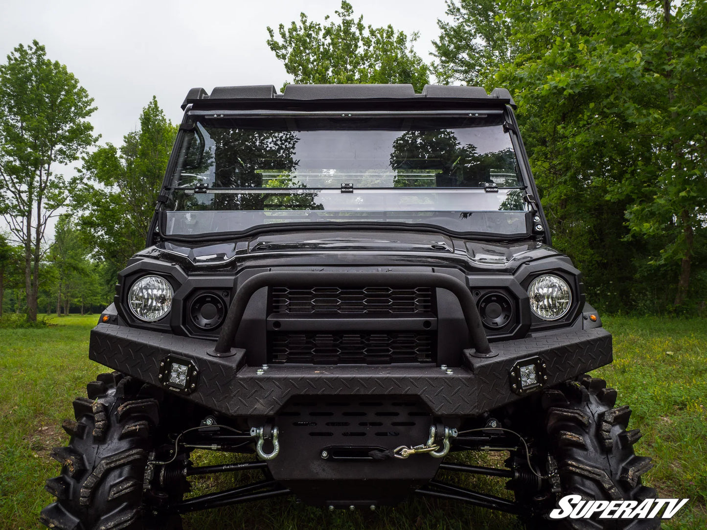 SuperATV - Kawasaki Mule Pro Flip Down Windshield