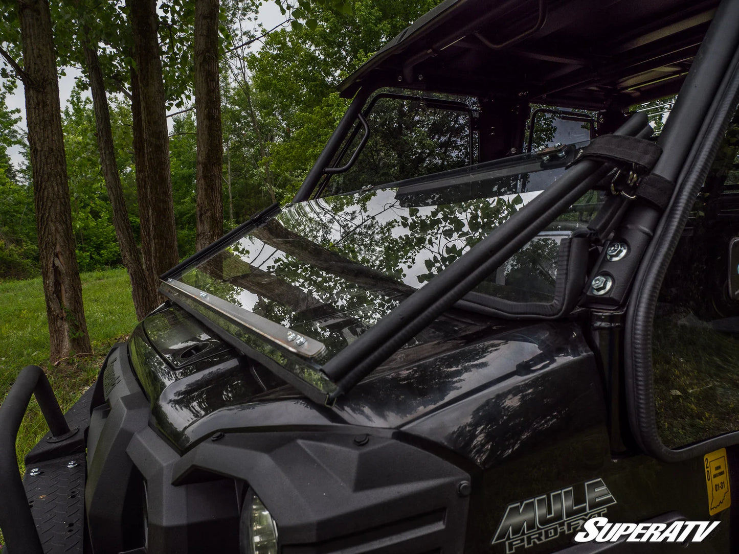 SuperATV - Kawasaki Mule Pro Flip Down Windshield