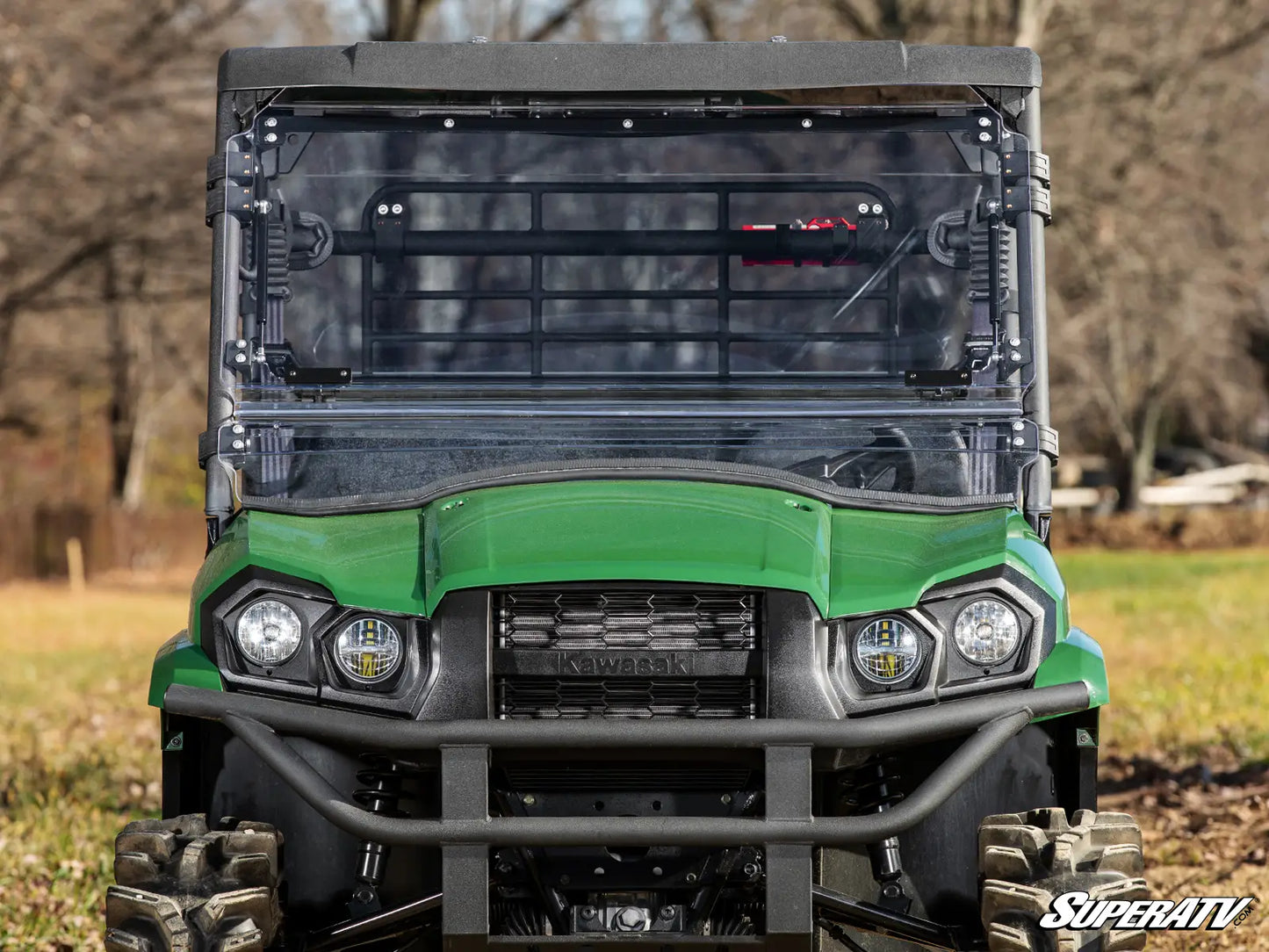 SuperATV - Kawasaki MULE PRO-MX Flip Windshield