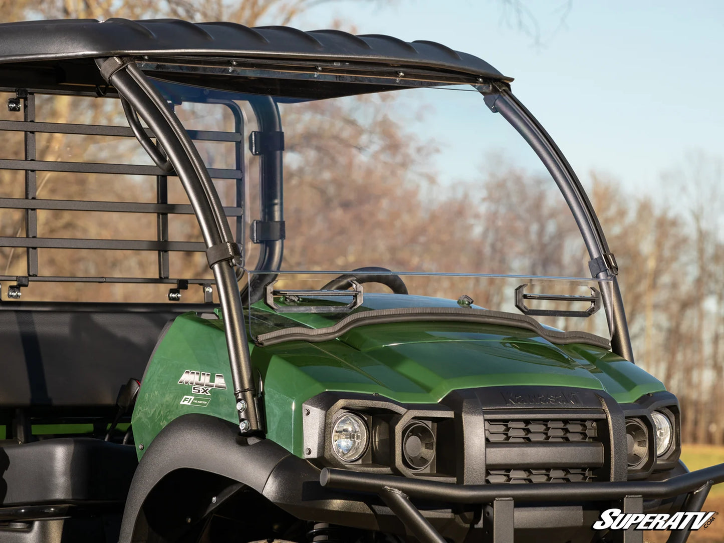 SuperATV - Kawasaki Mule SX Vented Full Windshield