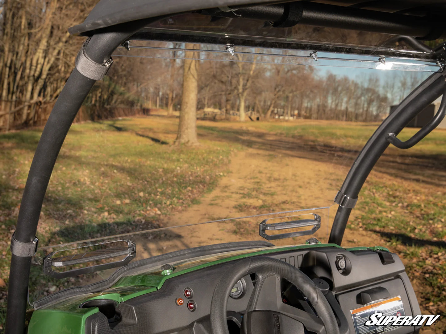 SuperATV - Kawasaki Mule SX Vented Full Windshield