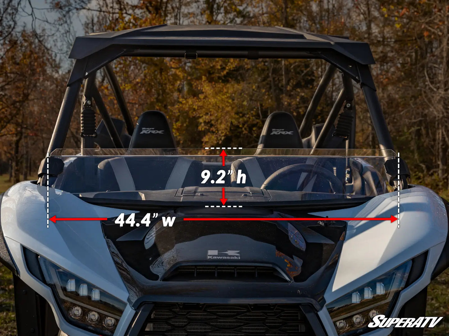 SuperATV - Kawasaki Teryx KRX 1000 Half Windshield