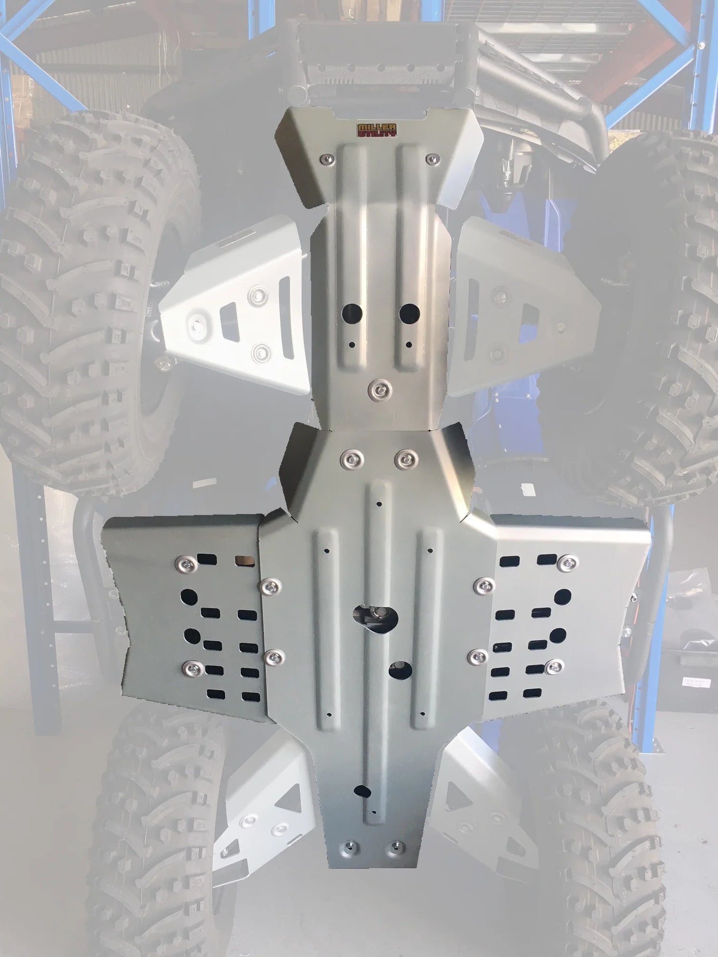 Rival - Yamaha Kodiak 450 IRS Alloy Central Skid Plate