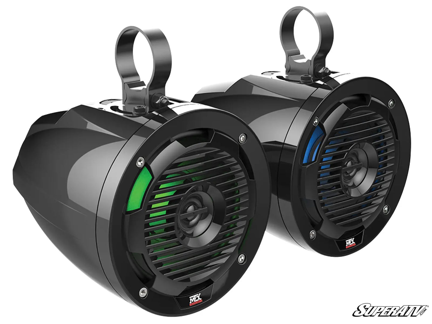 CLEARANCE - MTX MUD65PL UTV SPEAKERS WITH LED LIGHTS