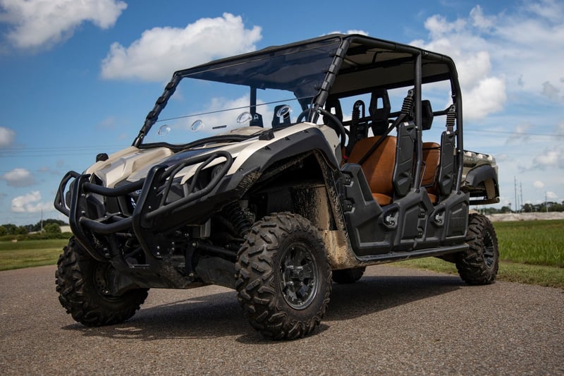 Rough Country - Vented Full Windshield - Scratch Resistant | Yamaha Viking 700