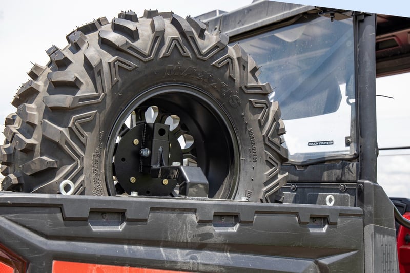 Rough Country - Spare Tire Carrier - Bed Side Mount | Multiple Makes & Models (Can-Am/Polaris)