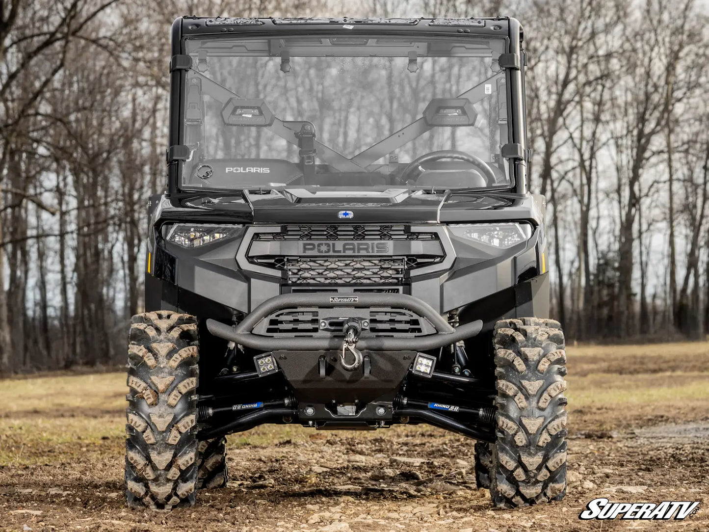 SuperATV - Polaris Ranger XP 1000 Winch-Ready Low-Profile Front Bumper