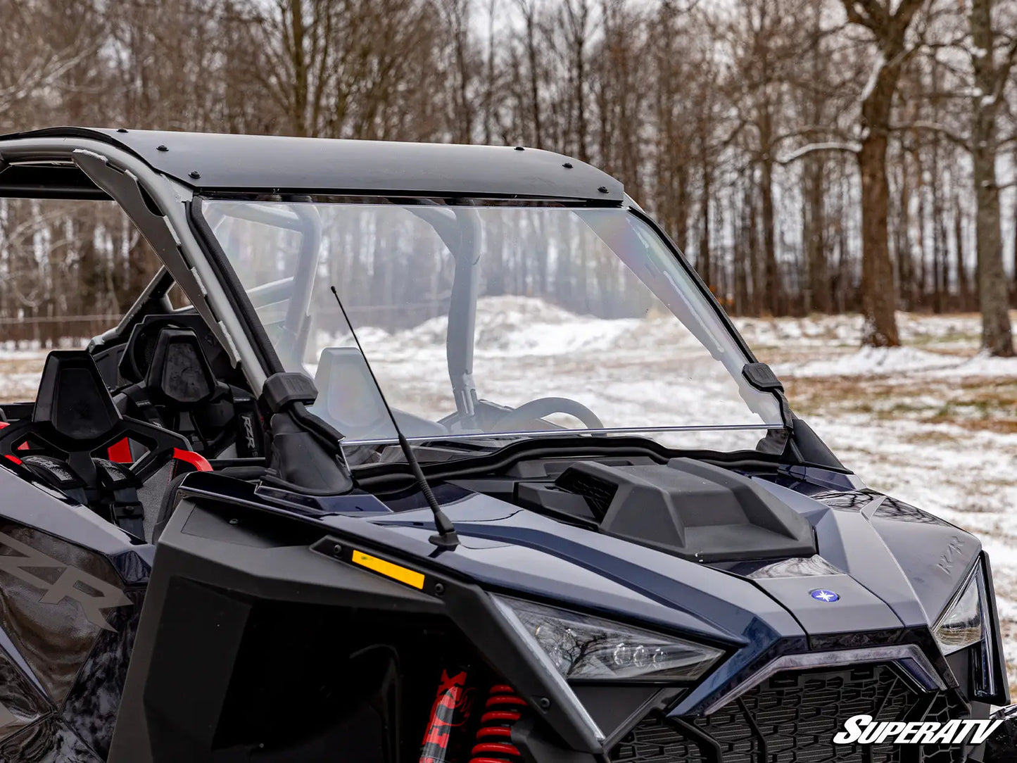 POLARIS RZR TURBO R SCRATCH-RESISTANT FULL WINDSHIELD