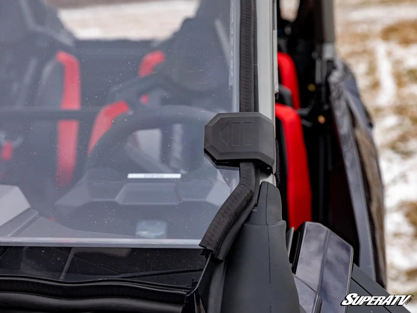 POLARIS RZR TURBO R SCRATCH-RESISTANT FULL WINDSHIELD