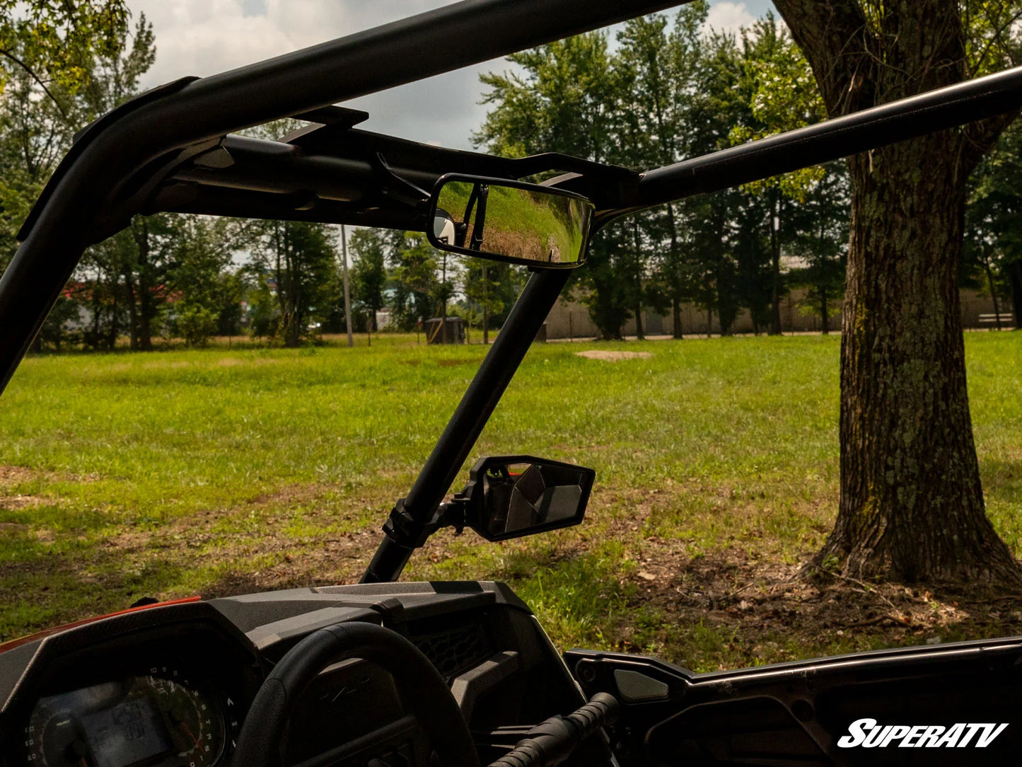 SuperATV - Polaris 17" Curved Rear View Mirror