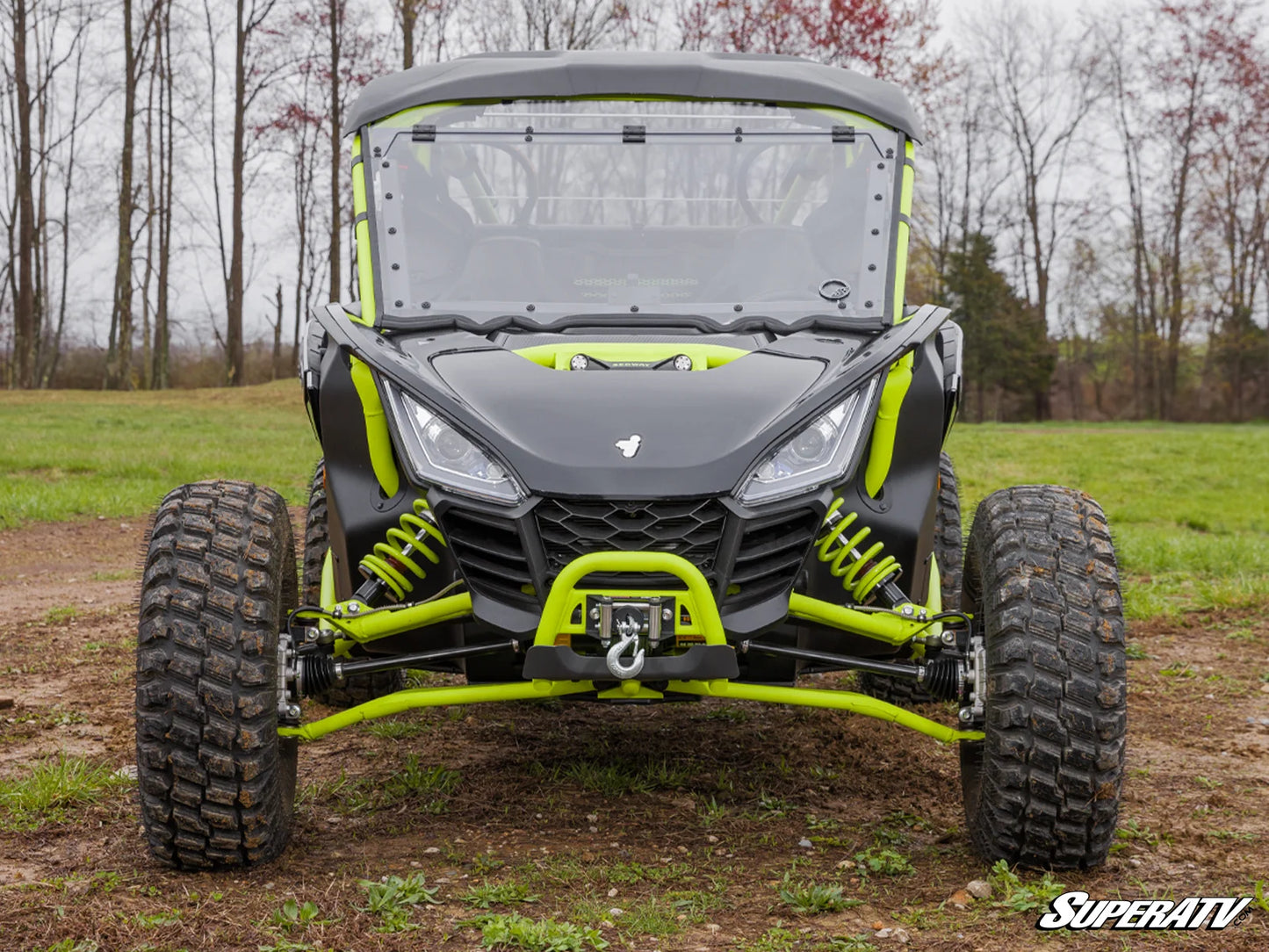 SuperATV - Segway Villain Scratch-Resistant Flip Windshield